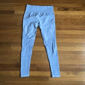 Unbranded high quality seamless Light Blue Leggings sz Large